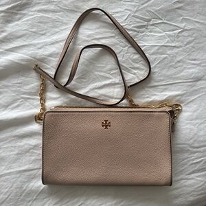 Tory Burch Blush Crossbody Bag with Gold Accents
